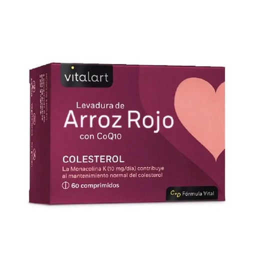 Vitalart Levadura De Arroz Rojo Con Q10 60comp