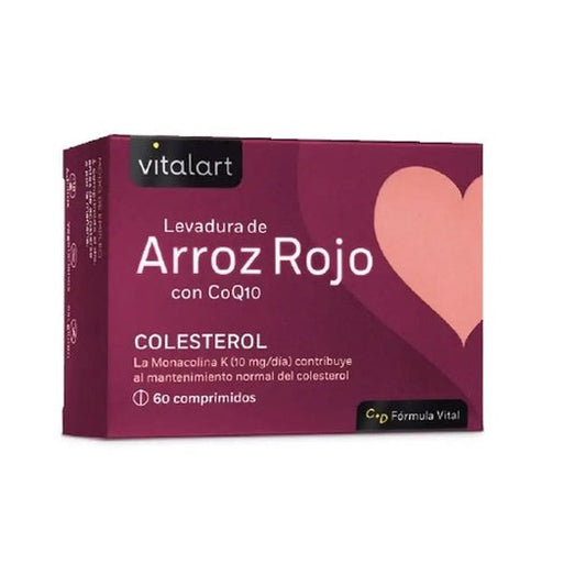 Vitalart Levadura De Arroz Rojo Con Q10 60comp