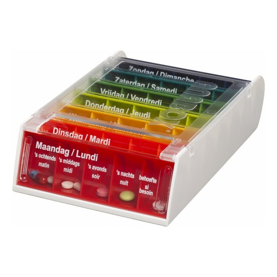 Pastillero Anabox Weekly Rainbow