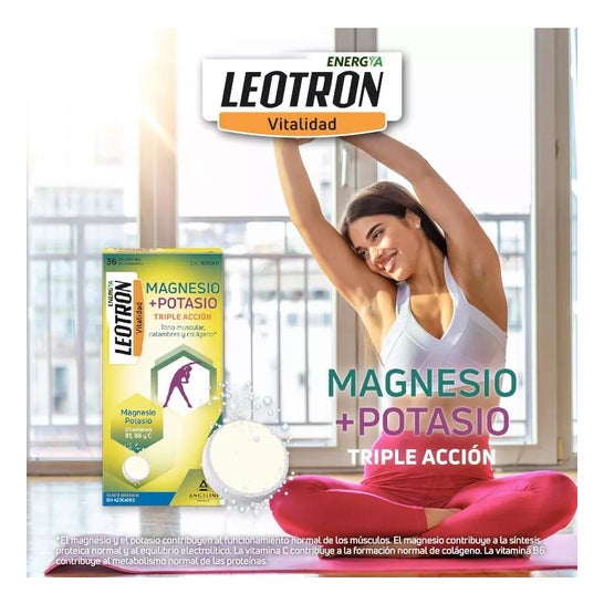 Leotron Magnesio + Potasio 36Comp