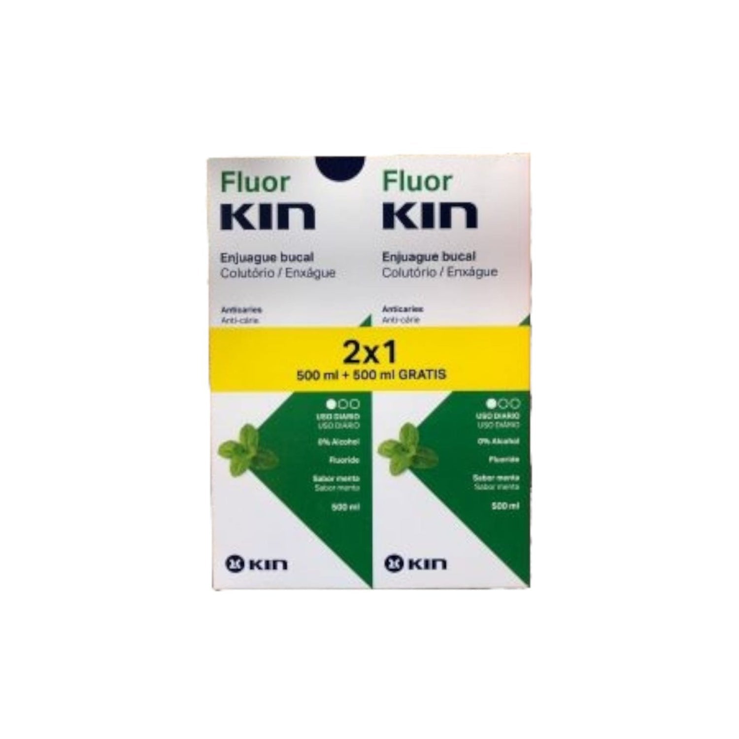 Fluorkin Enjuague Anticaries 2x500ml