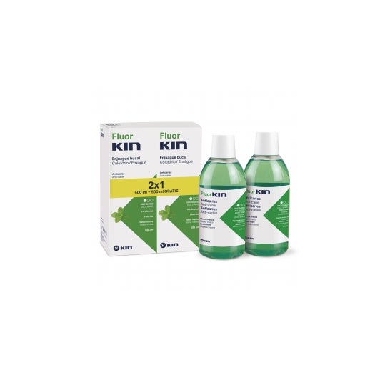 Fluorkin Enjuague Anticaries 2x500ml