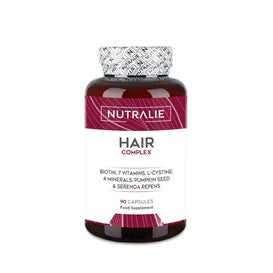 Nutralie Hair Complex con Biotina Vitaminas para el Cabello 90caps