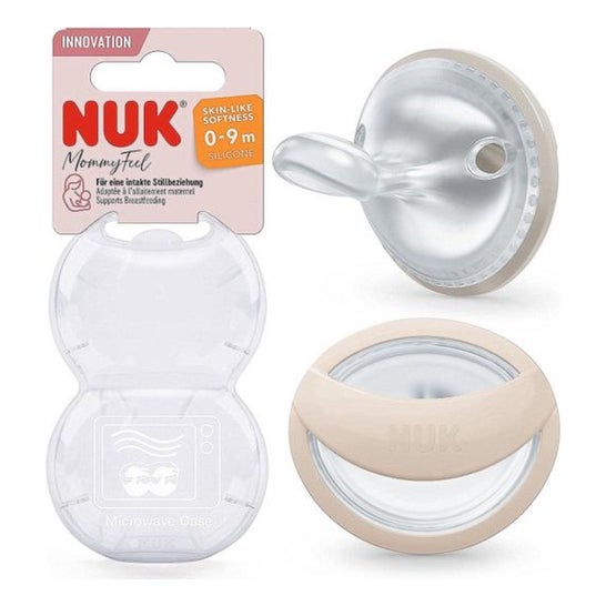 Nuk Mommy Feel Chupete 0-9 M Beige 1ud
