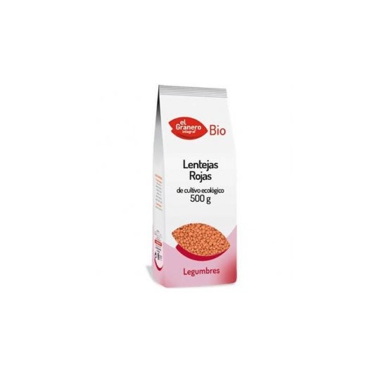 Granero Alimentacion Lenteja Roja Bio 500 g