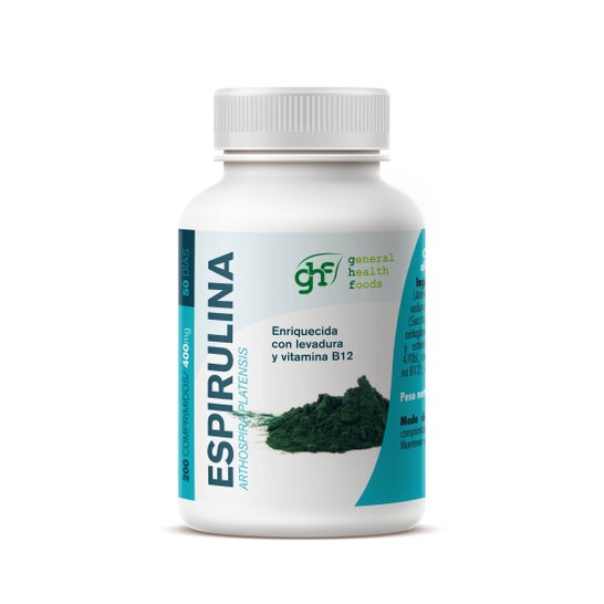 Ghf Espirulina 400 mg 200 comp