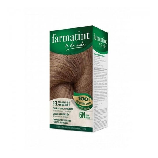 Farmatint Gel 6N Rubio Oscuro 135ml