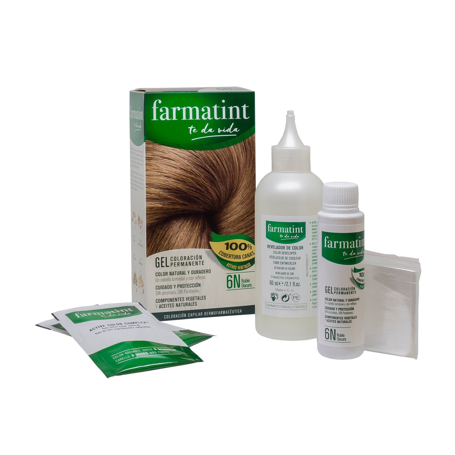 Farmatint Gel 6N Rubio Oscuro 135ml