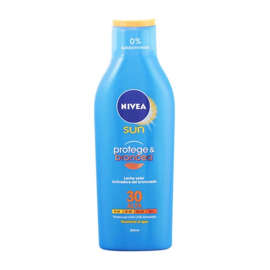 Nivea Sun Protege Broncea Leche SPF30 200ml