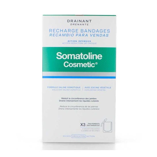 Somatoline Cosmetic Recambio Para Vendas Drenantes 6uds