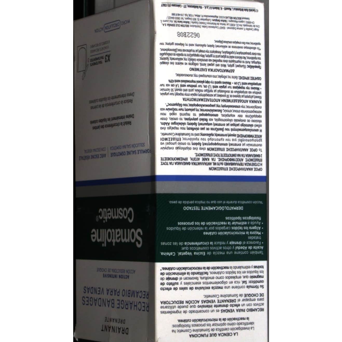 Somatoline Cosmetic Recambio Para Vendas Drenantes 6uds