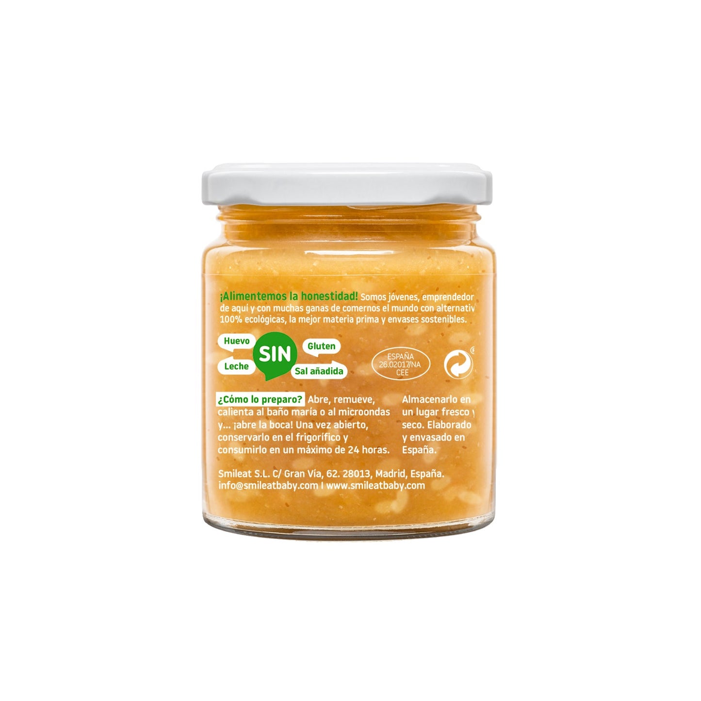 Smileat Tarrito Ecológico CA-CHI-TOS de Arroz con Pavo Verduras 230g