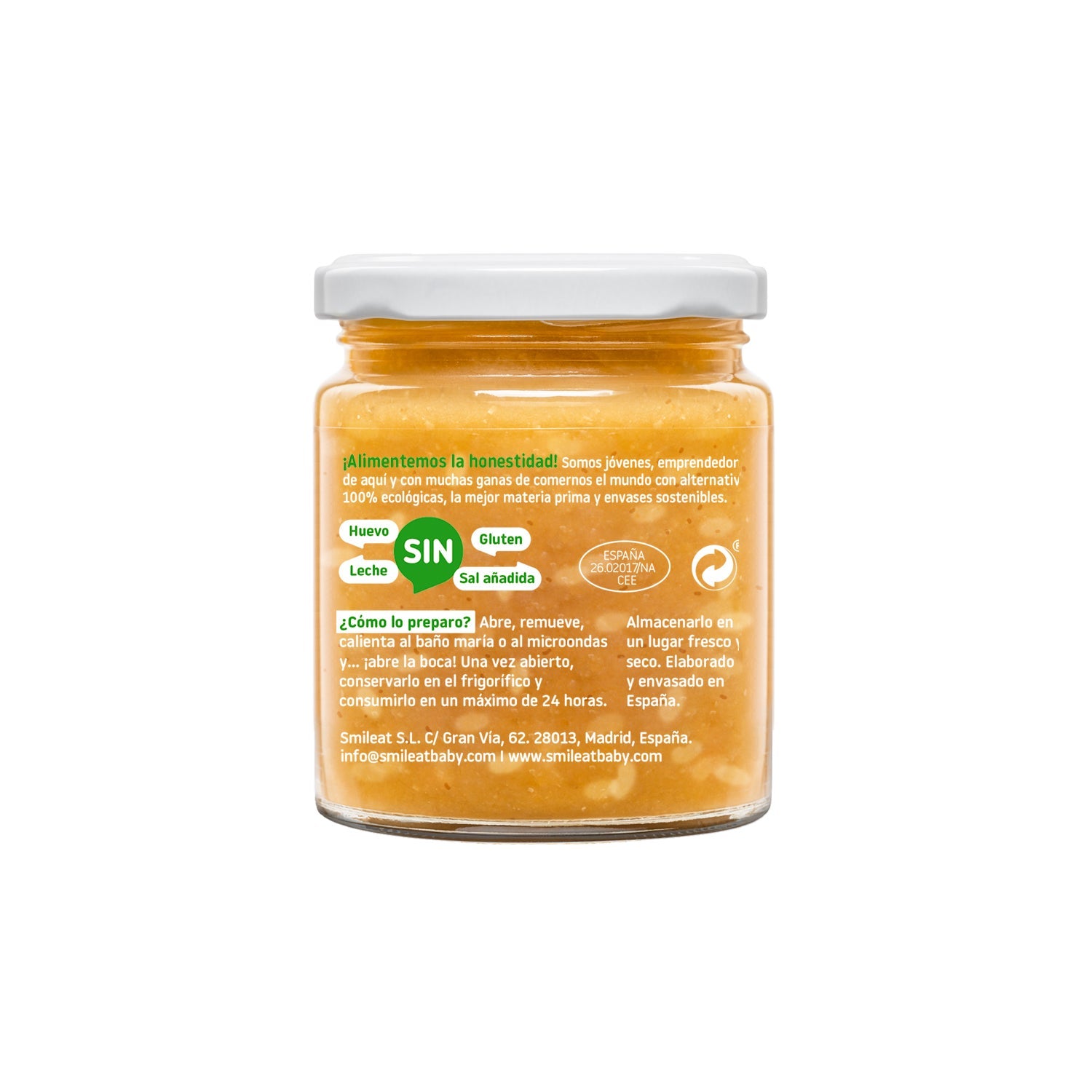 Smileat Tarrito Ecológico CA-CHI-TOS de Arroz con Pavo Verduras 230g