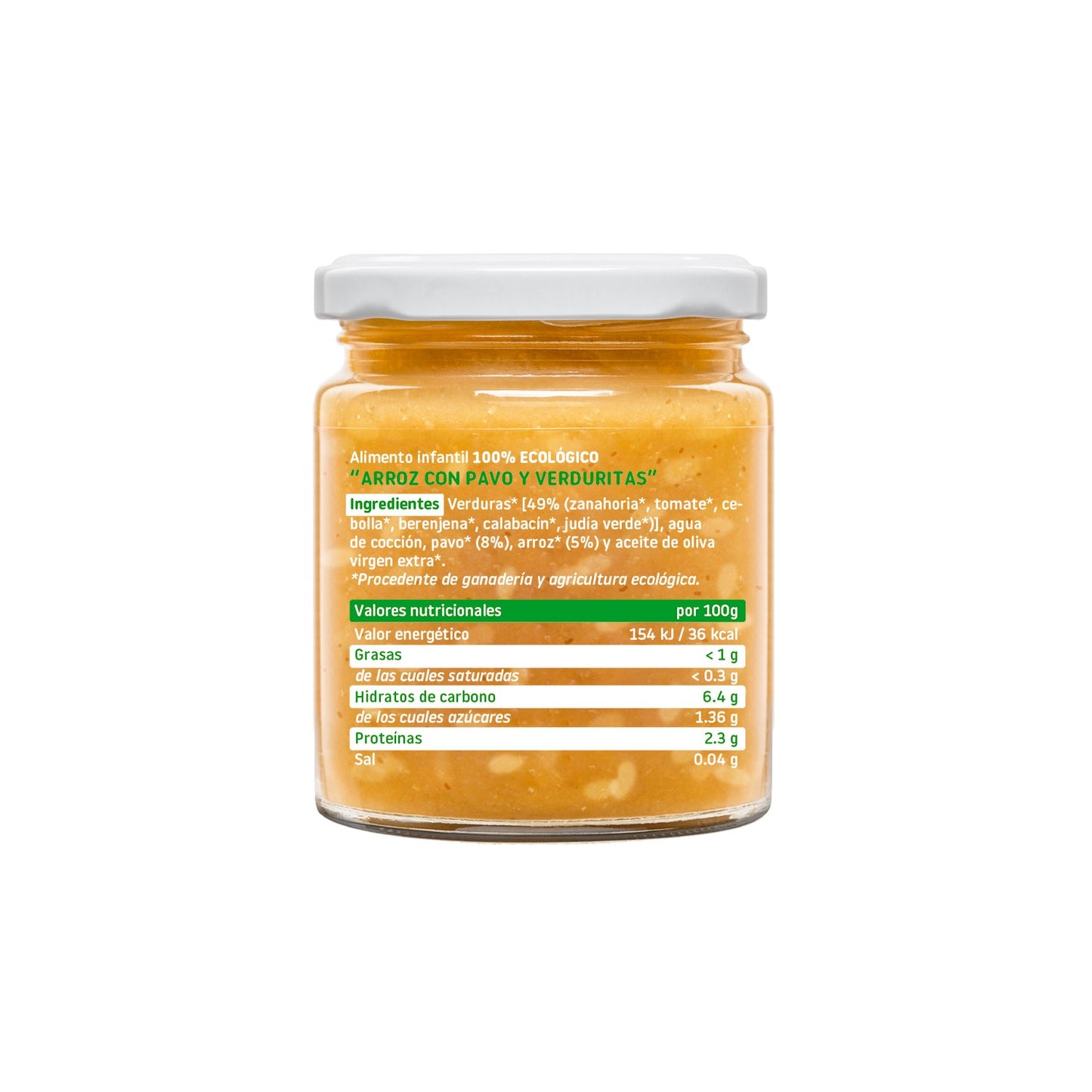 Smileat Tarrito Ecológico CA-CHI-TOS de Arroz con Pavo Verduras 230g
