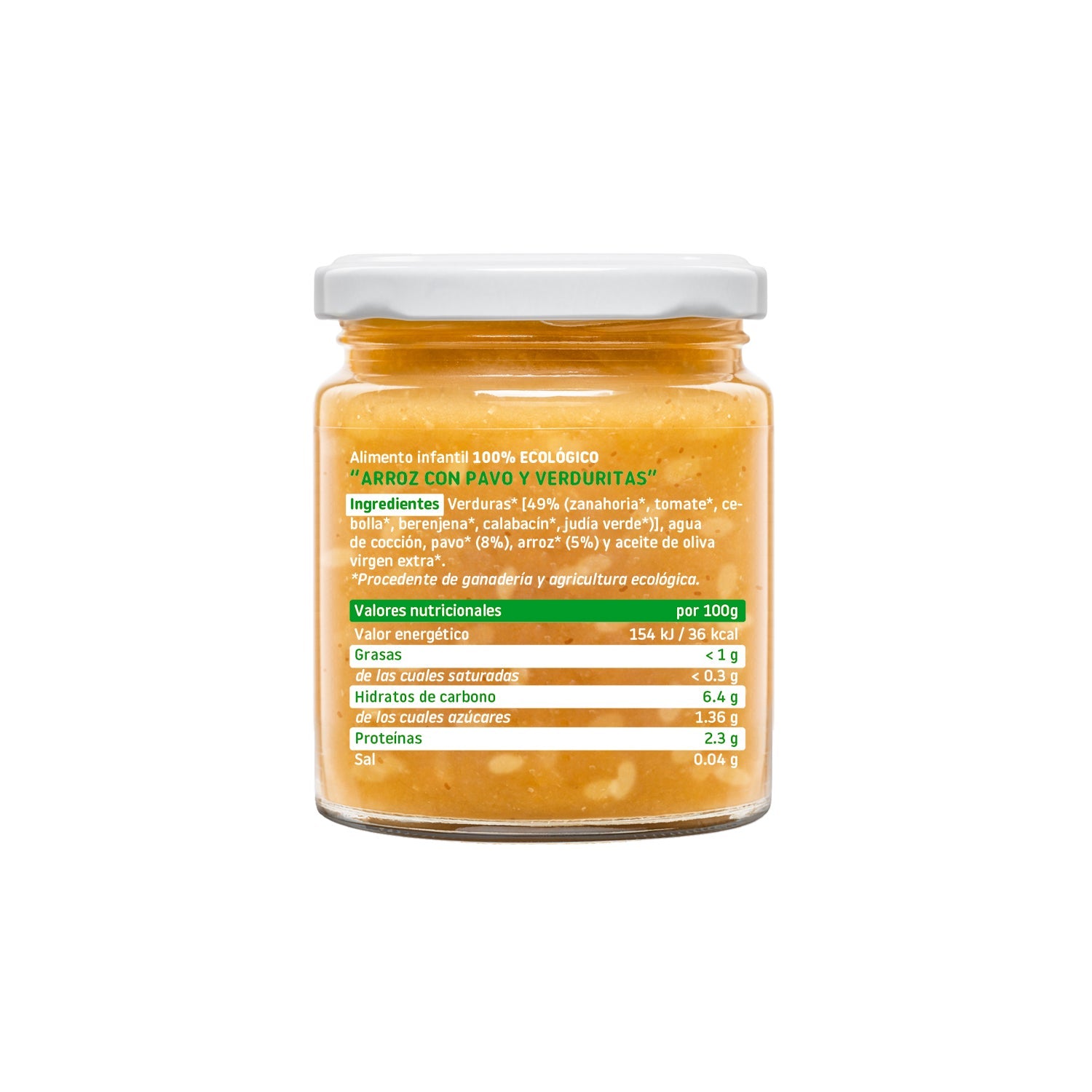 Smileat Tarrito Ecológico CA-CHI-TOS de Arroz con Pavo Verduras 230g