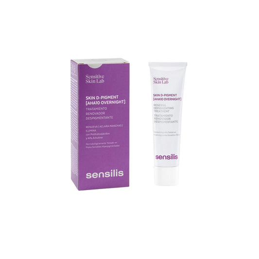 Sensilis Skin D-Pigment [AHA10 Overnight] Tratatmiento Renovador Despigmentante 30ml