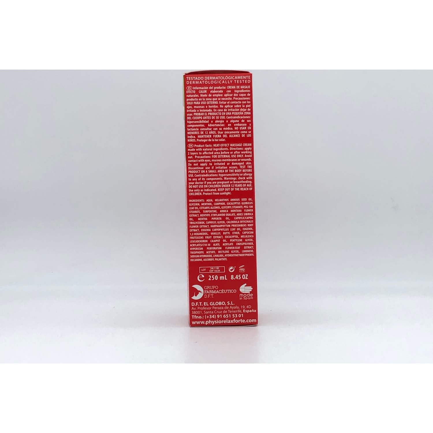Physiorelax Ultra Heat Crema Efecto Calor 250ml