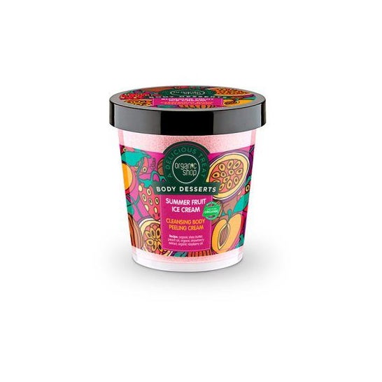 Organic Shop Crema Peeling Corporal de Frutas de Verano 450 ml