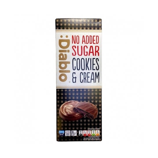 :Diablo Cookies de Chocolate con Crema Bio 128 g