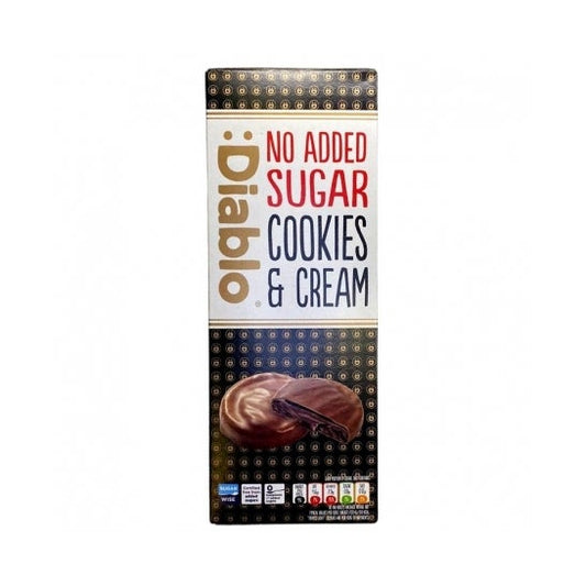 :Diablo Cookies de Chocolate con Crema Bio 128 g