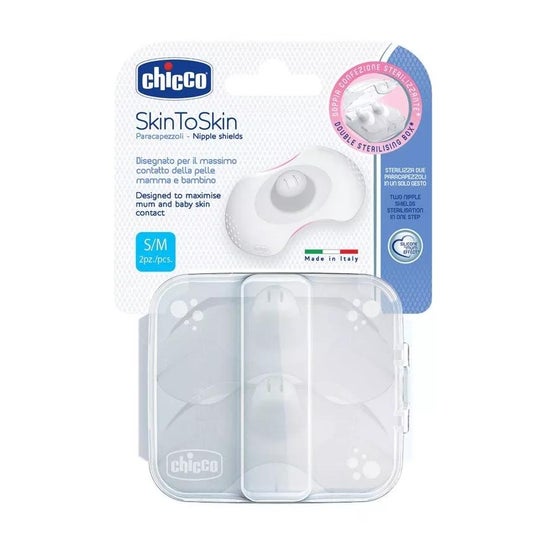 Chicco Protegepezón Silicona Skintoskin T-S-/M 2 uds
