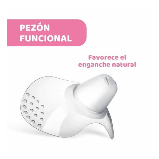 Chicco Protegepezón Silicona Skintoskin T-S-/M 2 uds
