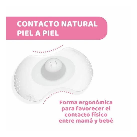 Chicco Protegepezón Silicona Skintoskin T-S-/M 2 uds