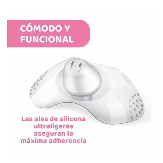 Chicco Protegepezón Silicona Skintoskin T-S-/M 2 uds