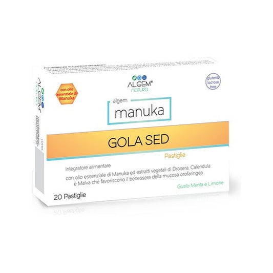 Algem Natura Manuka Garganta Sed 20comp