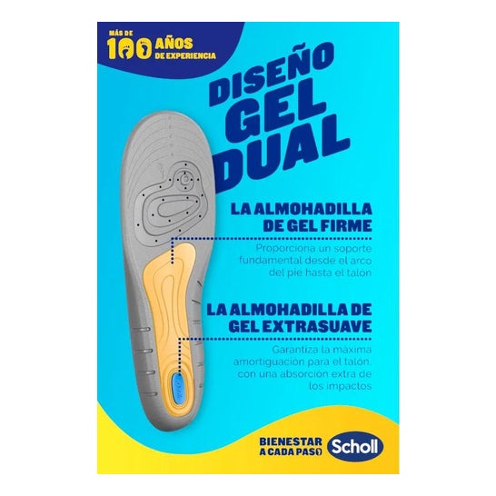 Scholl Gel Activ Profesional Hombre 1par