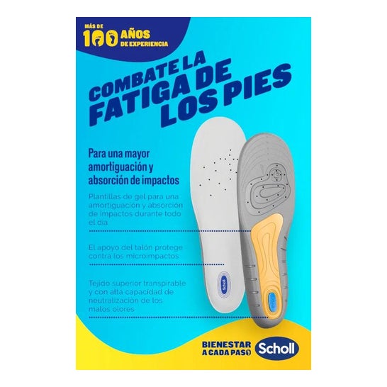 Scholl Gel Activ Profesional Hombre 1par