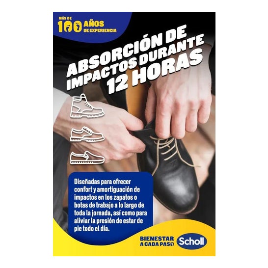 Scholl Gel Activ Profesional Hombre 1par