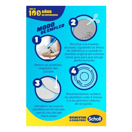 Scholl Gel Activ Profesional Hombre 1par