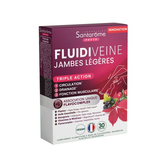 Santarome Fluidiveine Piernas Ligeras 30comp