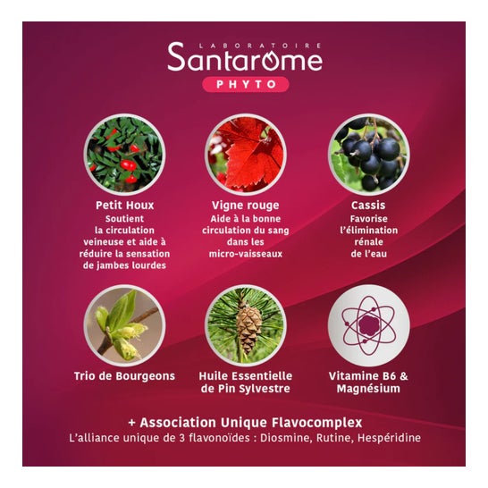 Santarome Fluidiveine Piernas Ligeras 30comp