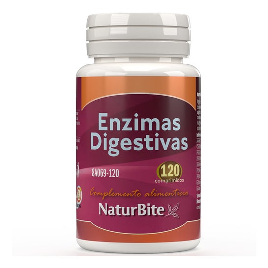 NaturBite Enzimas Digestivas 120 comp