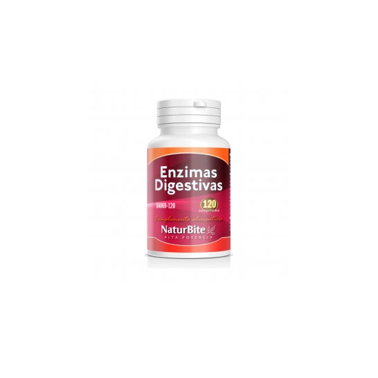 NaturBite Enzimas Digestivas 120 comp