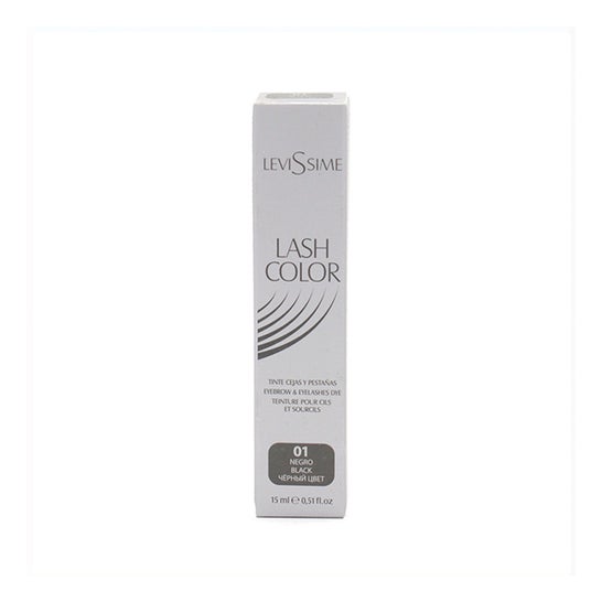 Levissime Lash Color Cejas y Pestañas 01 Negro 15ml