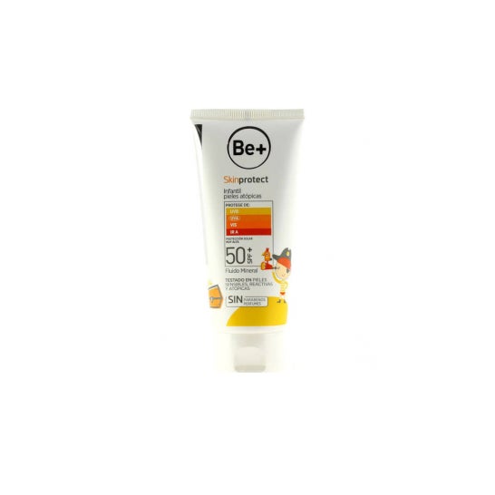 Be+Skin Protect Infantil Pieles Atopicas Fluido Mineral SPF50+ 100ml