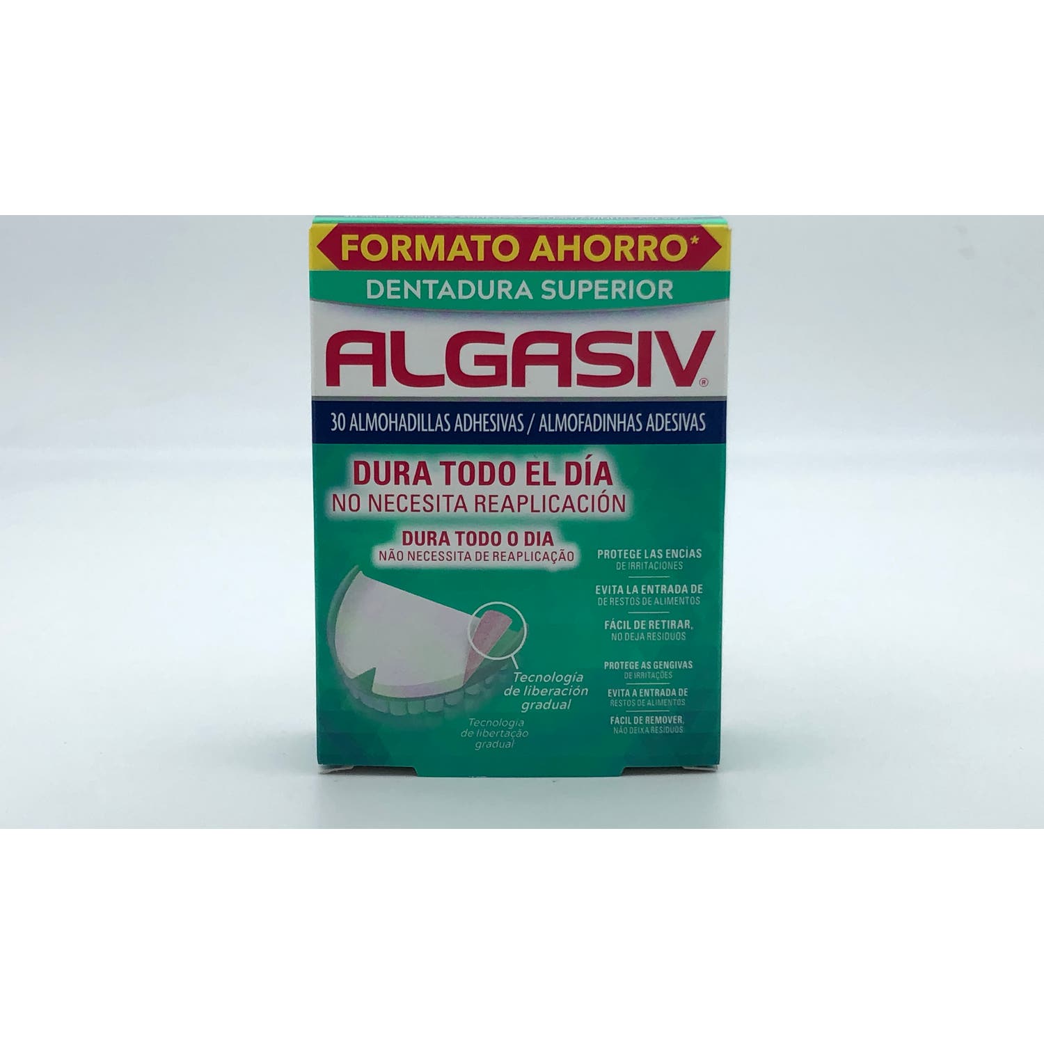 Algasiv Almohadillas Adhesivas Prótesis Dental Superior 30uds