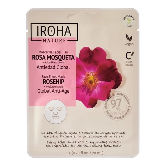 Iroha Nature Mascarilla Antiedad Global Rosa Mosqueta 20ml