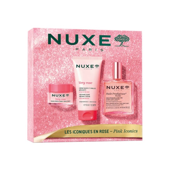 Nuxe Cofre Best Seller Floral Aceite Prodigieuse + Agua Micelar + Bálsamo Labios