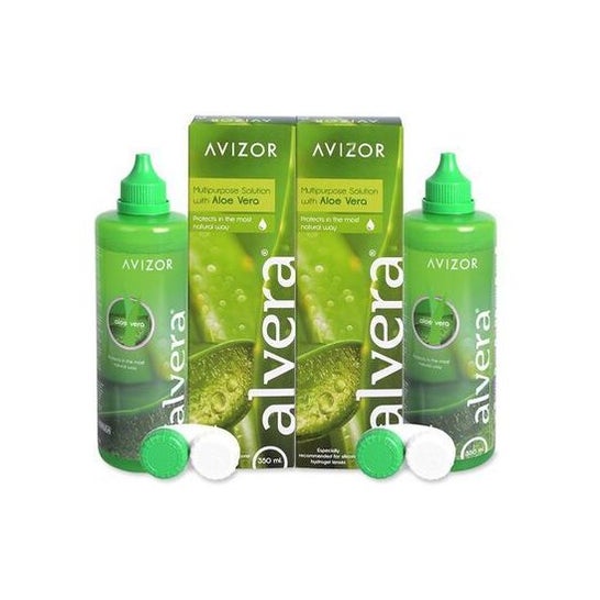Avizor Pack Alvera Líquido de Lentillas 2x350ml
