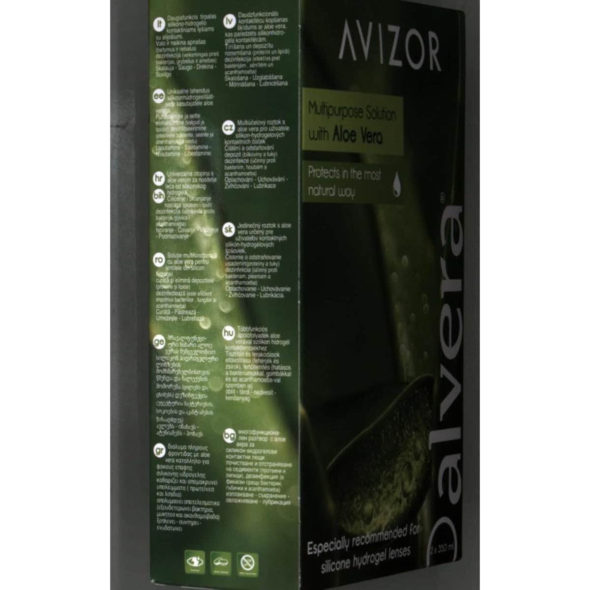 Avizor Pack Alvera Líquido de Lentillas 2x350ml