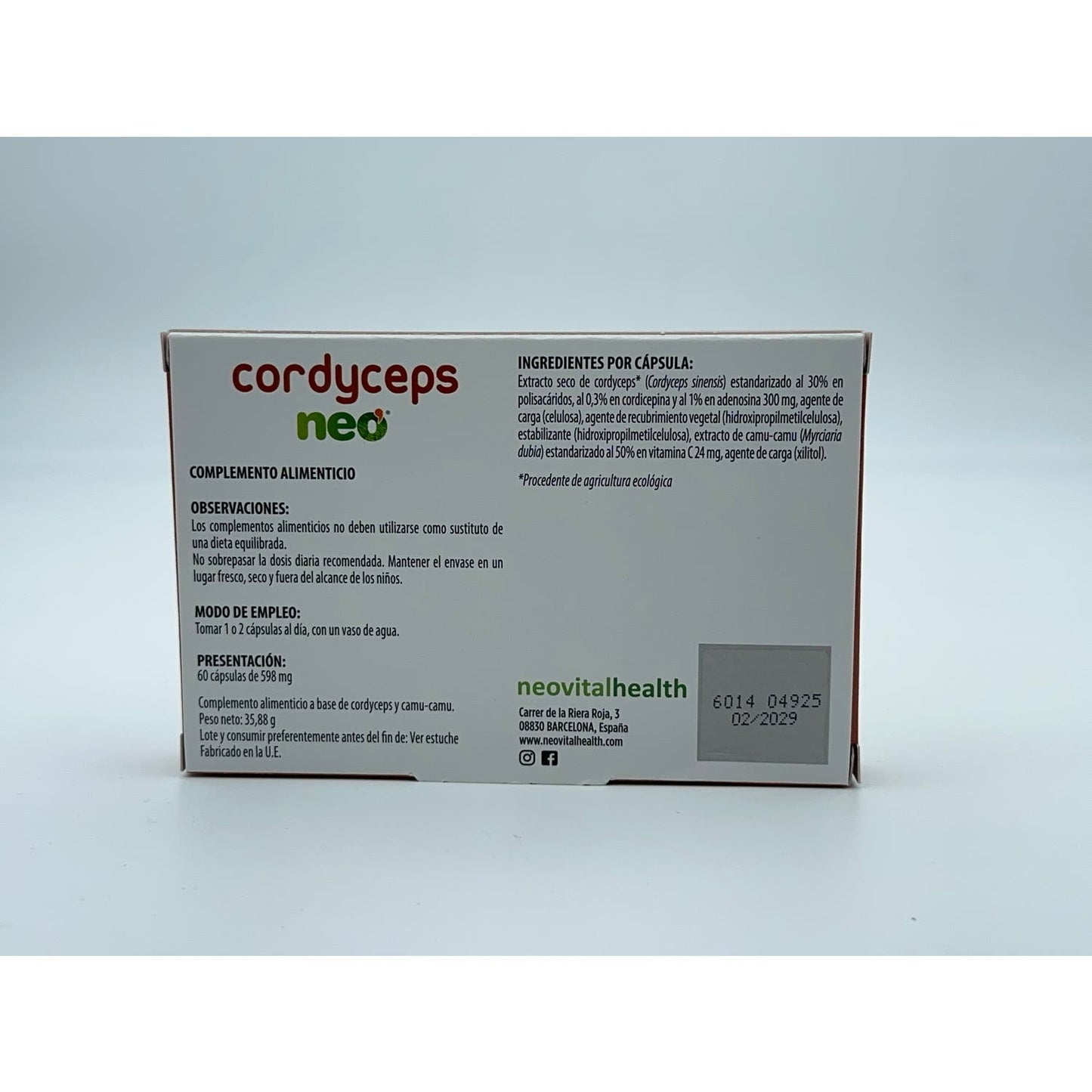 Neovital Health Cordyceps Neo 60cáps