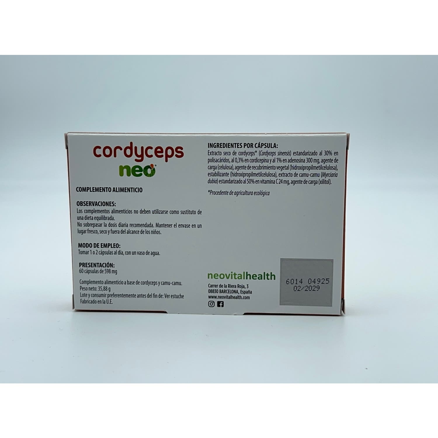 Neovital Health Cordyceps Neo 60cáps