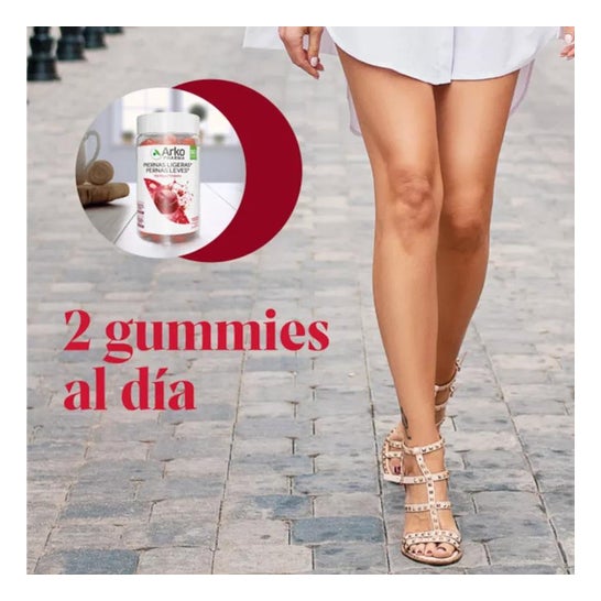 Arkopharma Arkogummies Piernas Ligeras Vid Roja 60uds