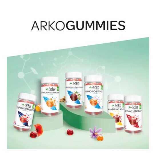 Arkopharma Arkogummies Piernas Ligeras Vid Roja 60uds