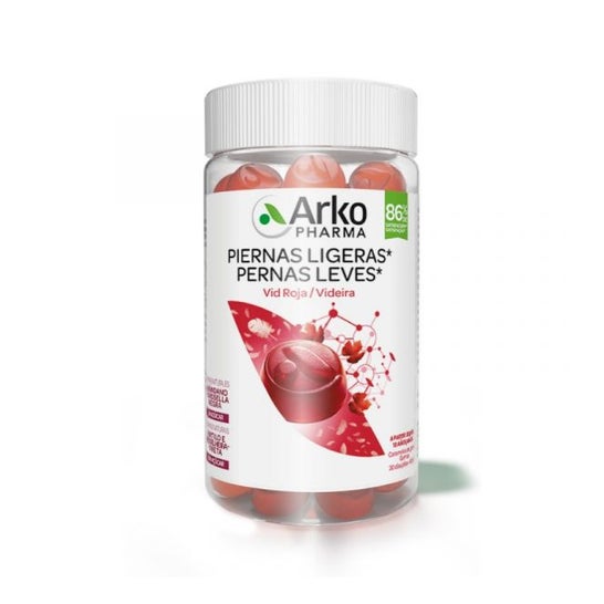 Arkopharma Arkogummies Piernas Ligeras Vid Roja 60uds
