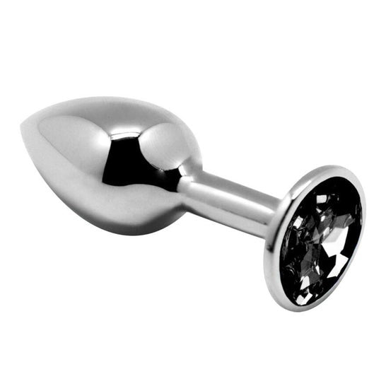 Alive Anal Pleasure Mini Plug Metal Negro Talla M 1ud